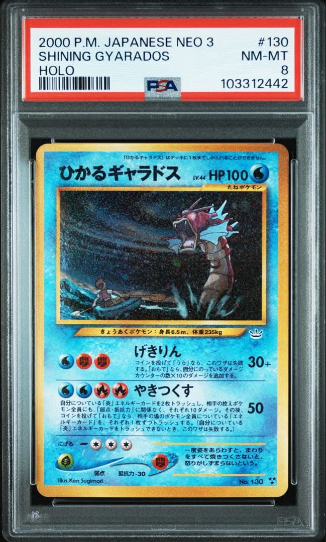 PSA8 旧裏 ひかるコイキング ひかるギャラドス