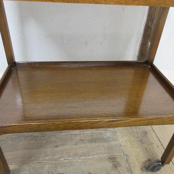 イギリス アンティーク 家具 キッチンワゴン トロリー カフェ 英国 6885d