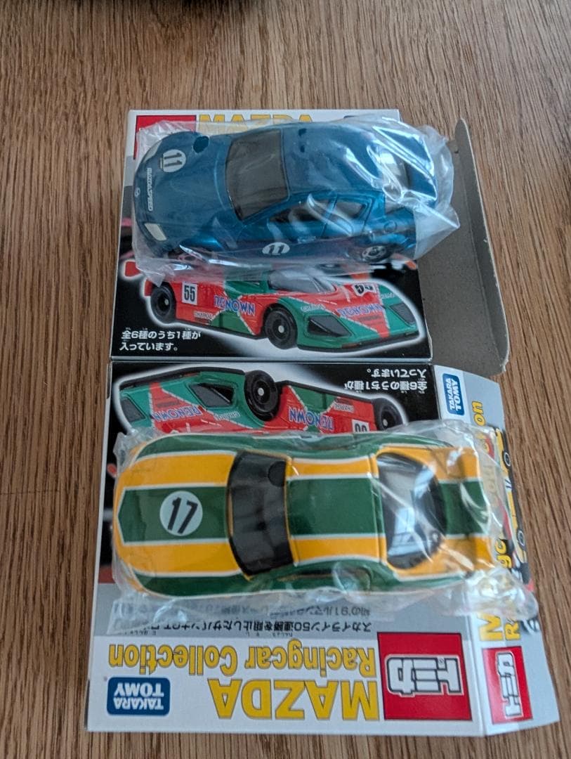 トミカ　マツダ　レーシングカー　コレクション　6台セット　外箱付　TOMICA