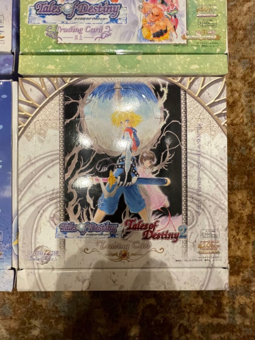 新品 未開封 4点セット BOX カード テイルズ オブ デスティニー