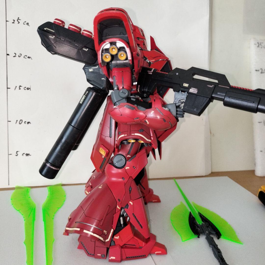 h*ま様 MG1/100 サザビー 塗装完成品 ガンプラ バーニア改修 逆襲のシ