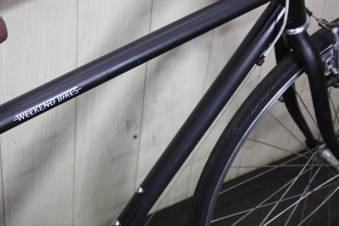 あさひ製WEEKEND アルミ 700C 7速 510mm BLACK系 クロス