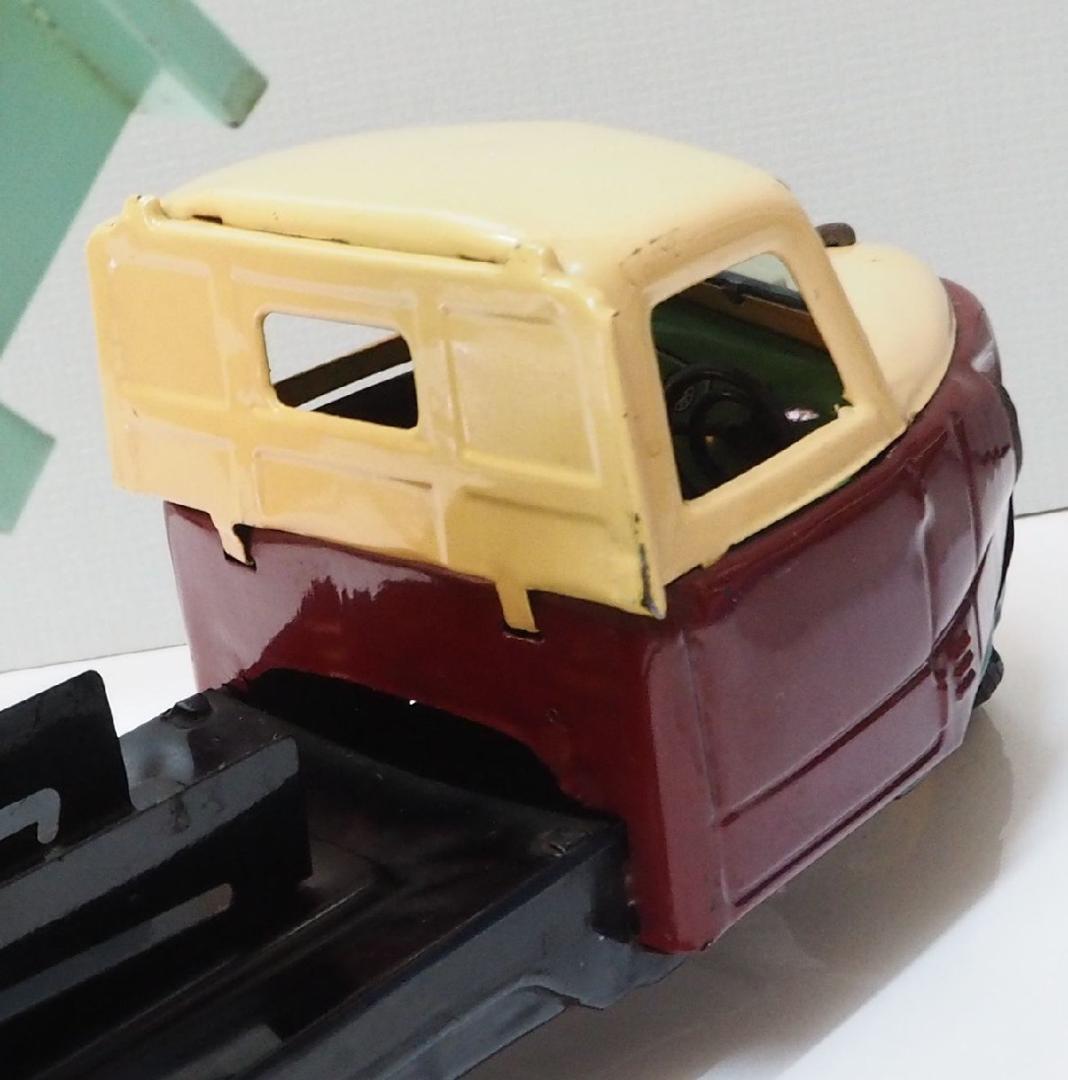 萬代屋【三菱 三輪ダンプ トラック 】ブリキ自動車TIN TOY CAR【箱無】