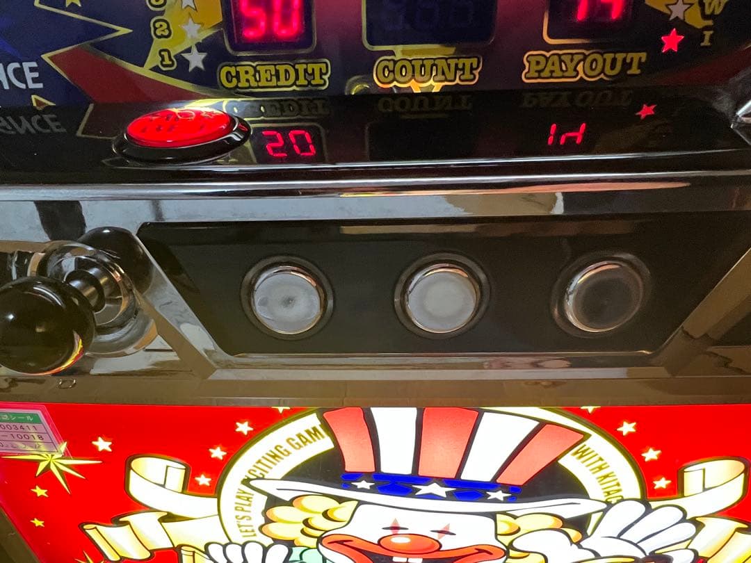 北電子 6号機 アイムジャグラーEX（赤パネル）実機