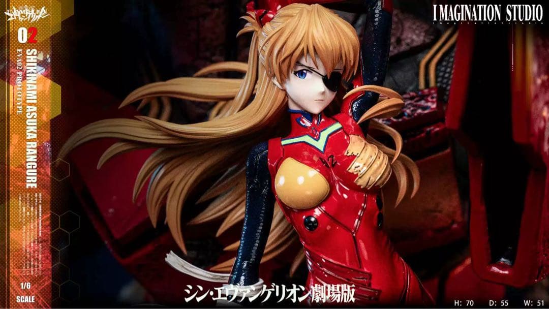 式波・アスカ・ラングレー　フィギュア　エヴァンゲリオン　ガレージキット