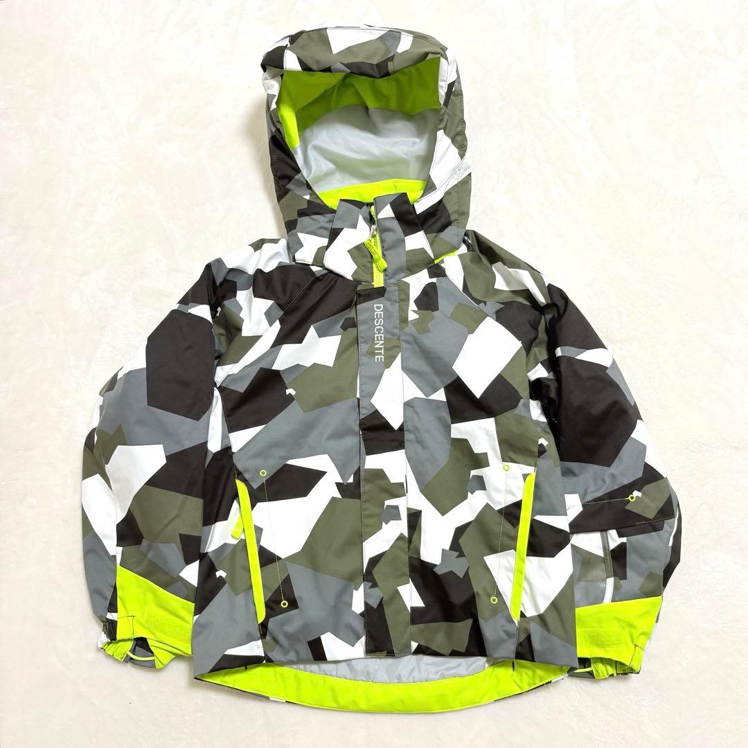 ◆美品◆DESCENTE ヒートナビ 子供用スキーウェア 上下セット 130