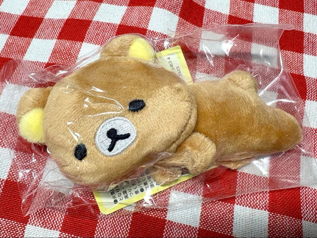 新品未開封　タグ付き　リラックマ ぬいぐるみバッジ　ピン　マスコット　激レア