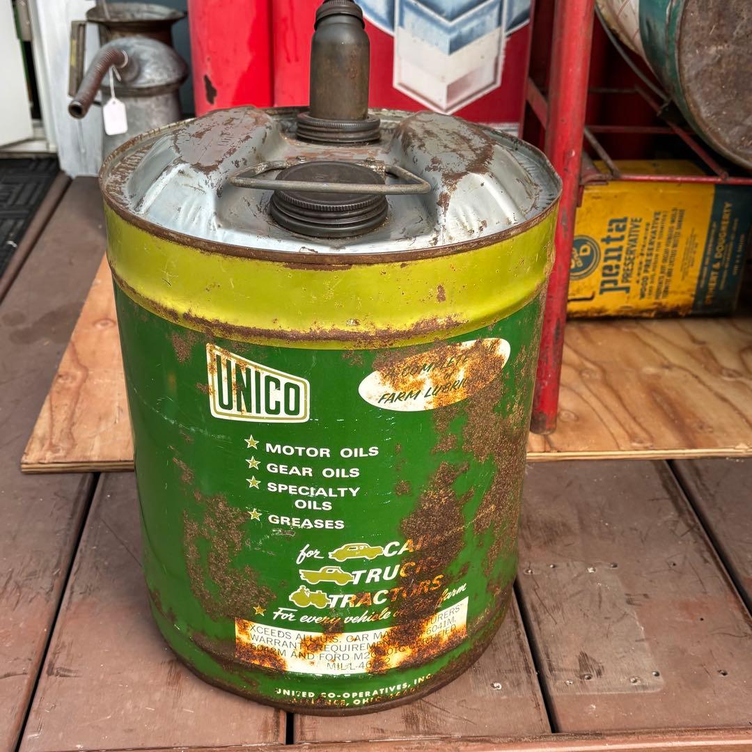 USA VINTAGE 1970s UNICO 5ガロン缶