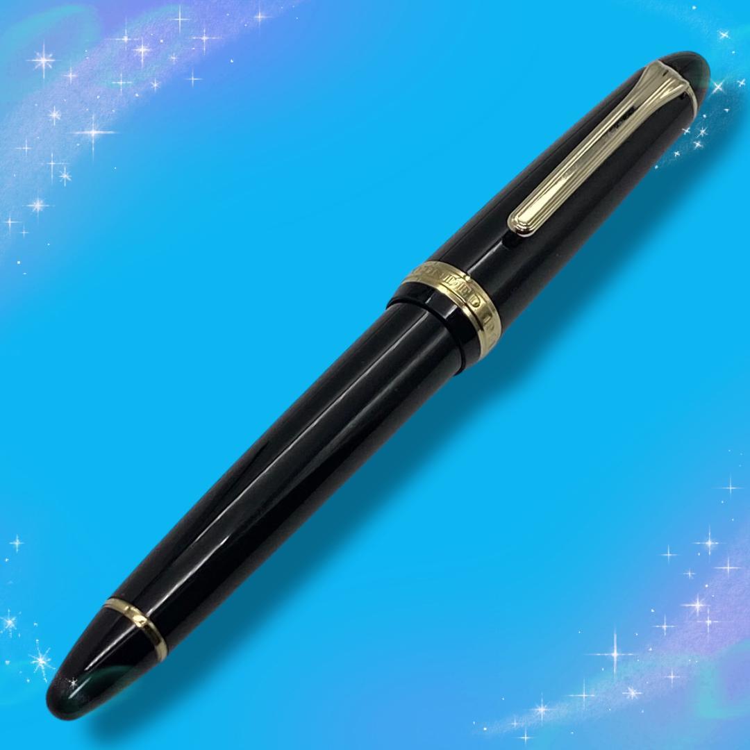 美品 セーラー 万年筆 ファウンデッド1911 ペン先14Ｋ 文字サイズH-M