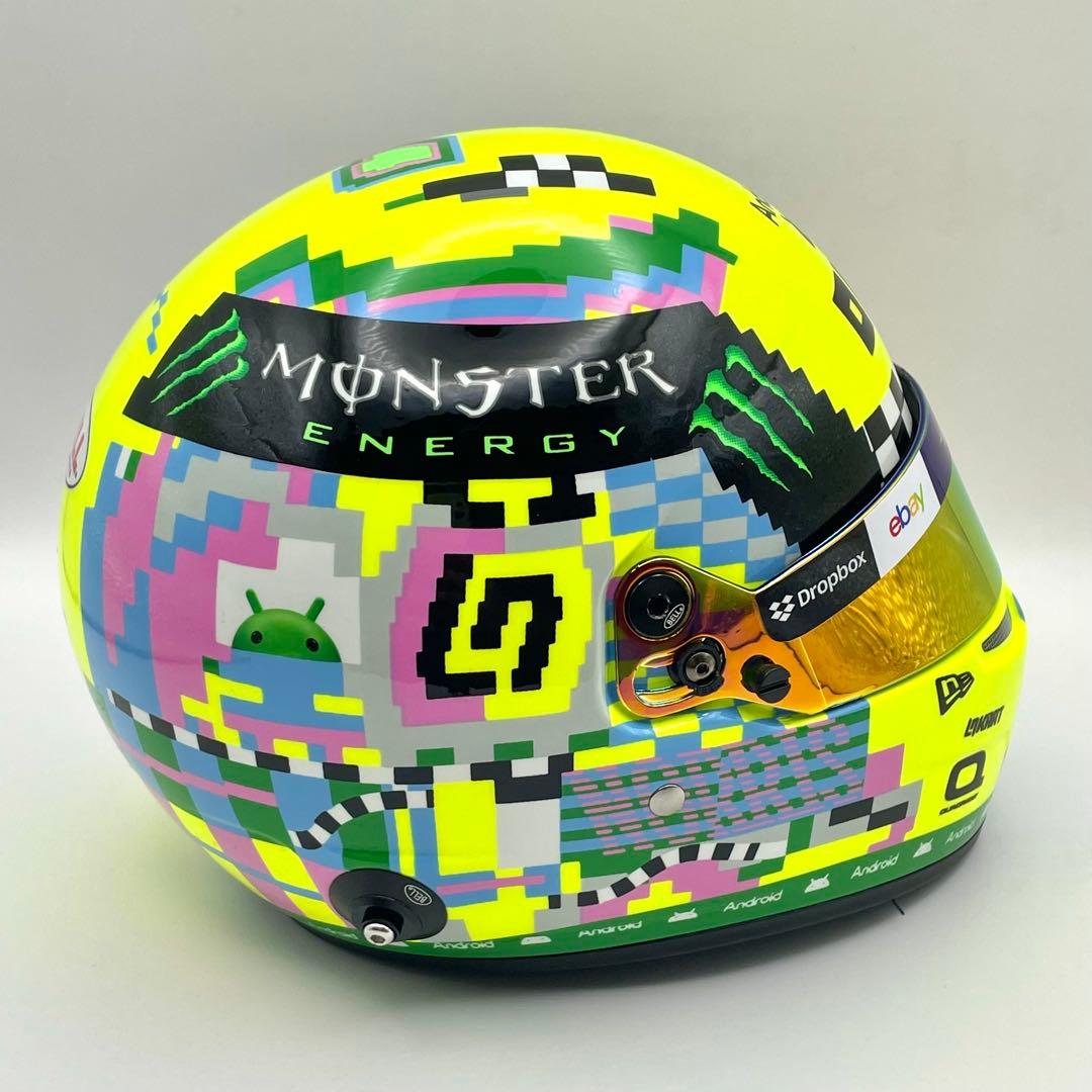 1/2ヘルメット マクラーレン F1 ランド・ノリス 2024年 イギリスGP