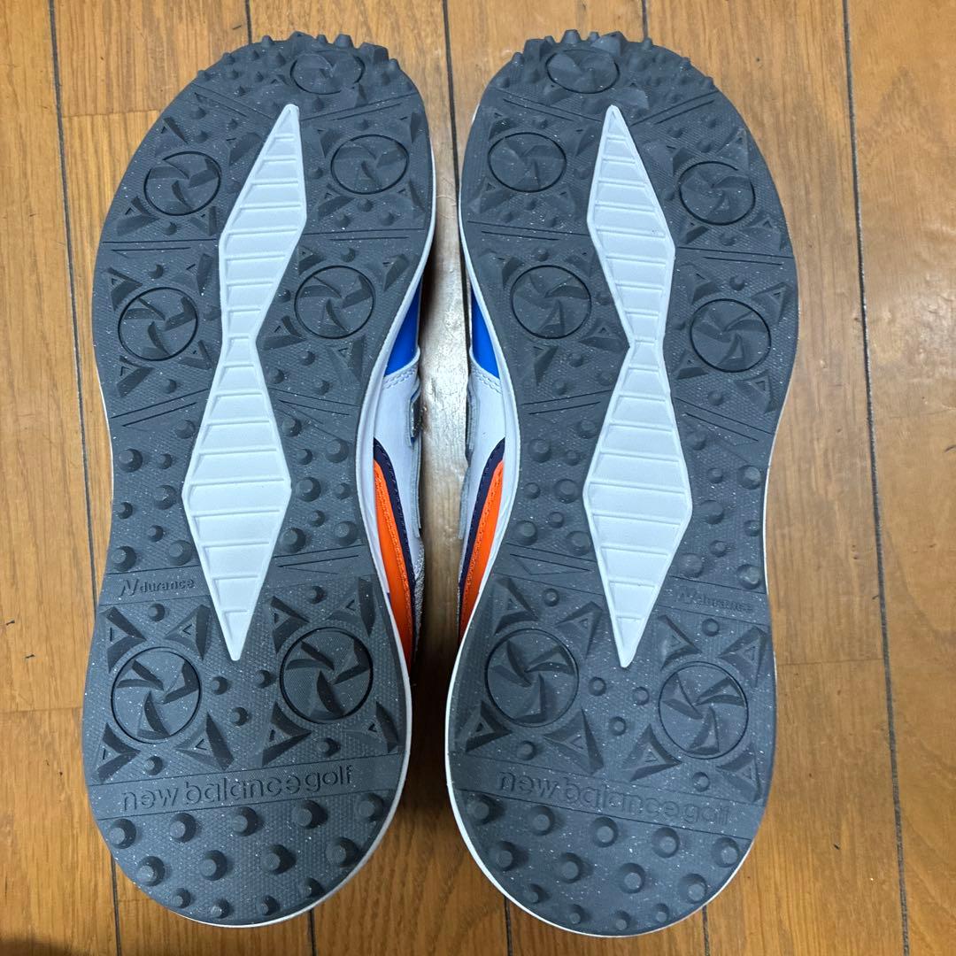 New Balance 996 青/オレンジ　ゴルフシューズ