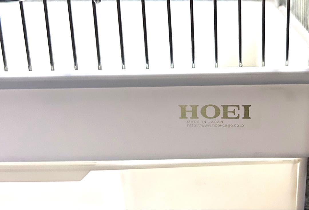 HOEI ステンレス　鳥かご　おやすみカバー付き 止まり木2本