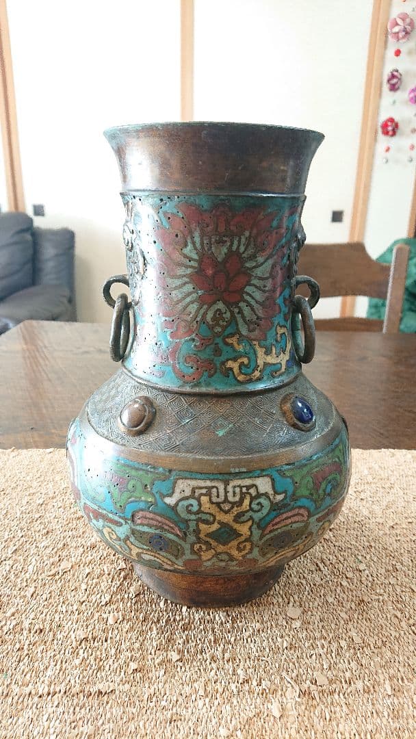 銅製七宝焼