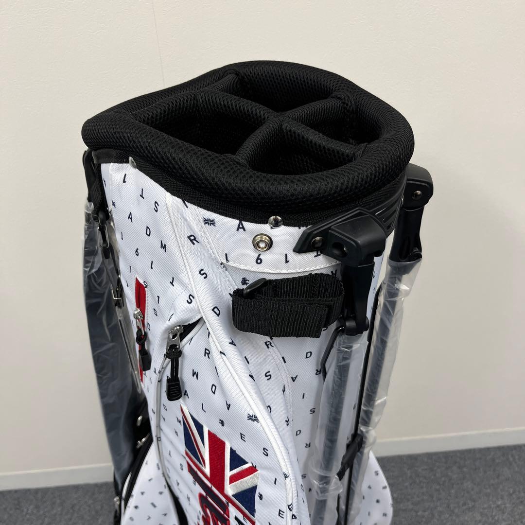 【新品】アドミラル ゴルフ スタンド キャディバッグ ホワイト ADMG3AC9