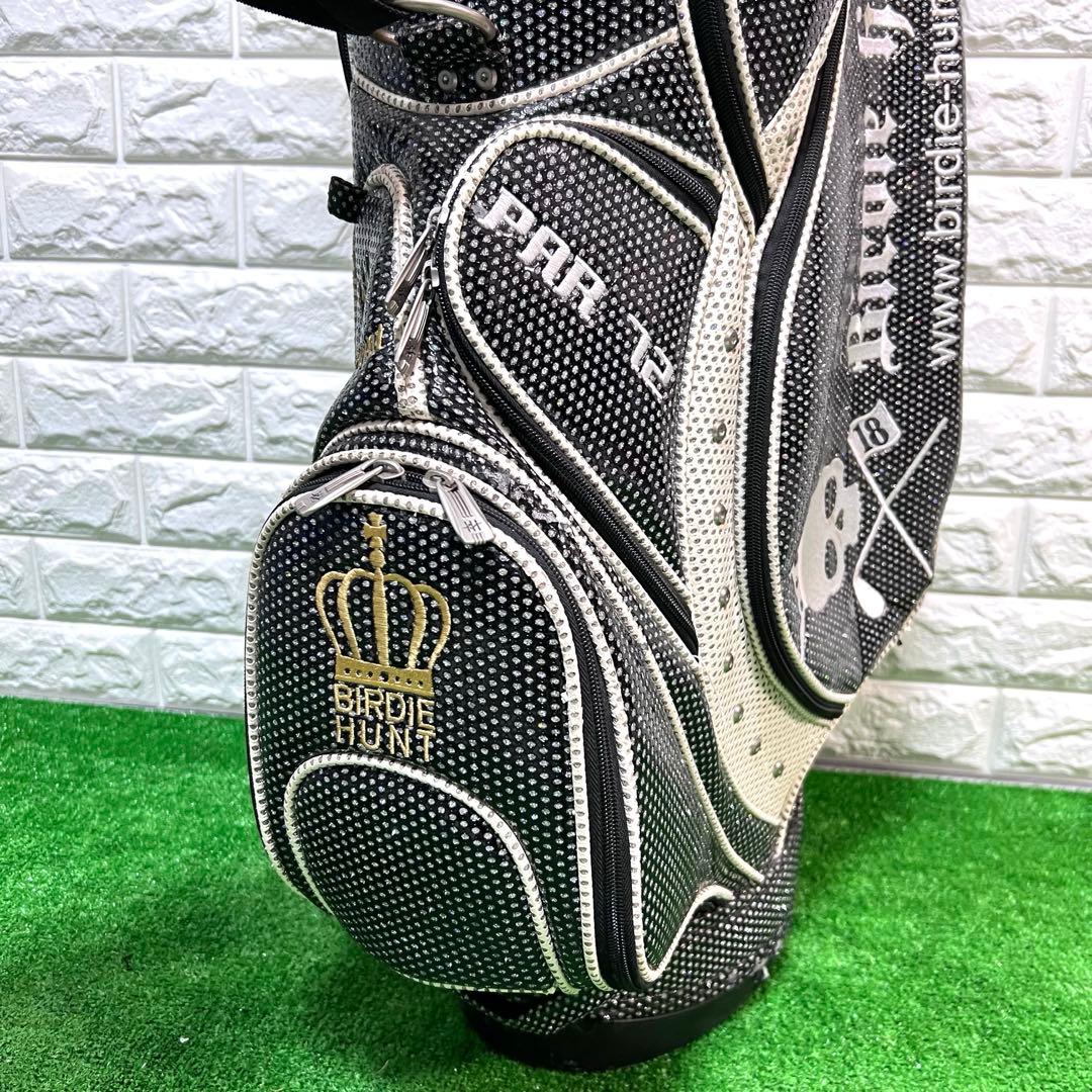 希少　BIRDIE HUNT キャディーバッグ　スタンド式　ラメ　軽量