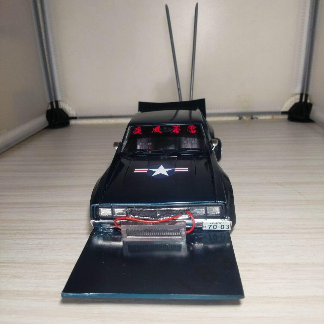 アオシマ1/24ケンメリ２Dr改！街道レーサー（レッドブル仕様）塗装済完成品！