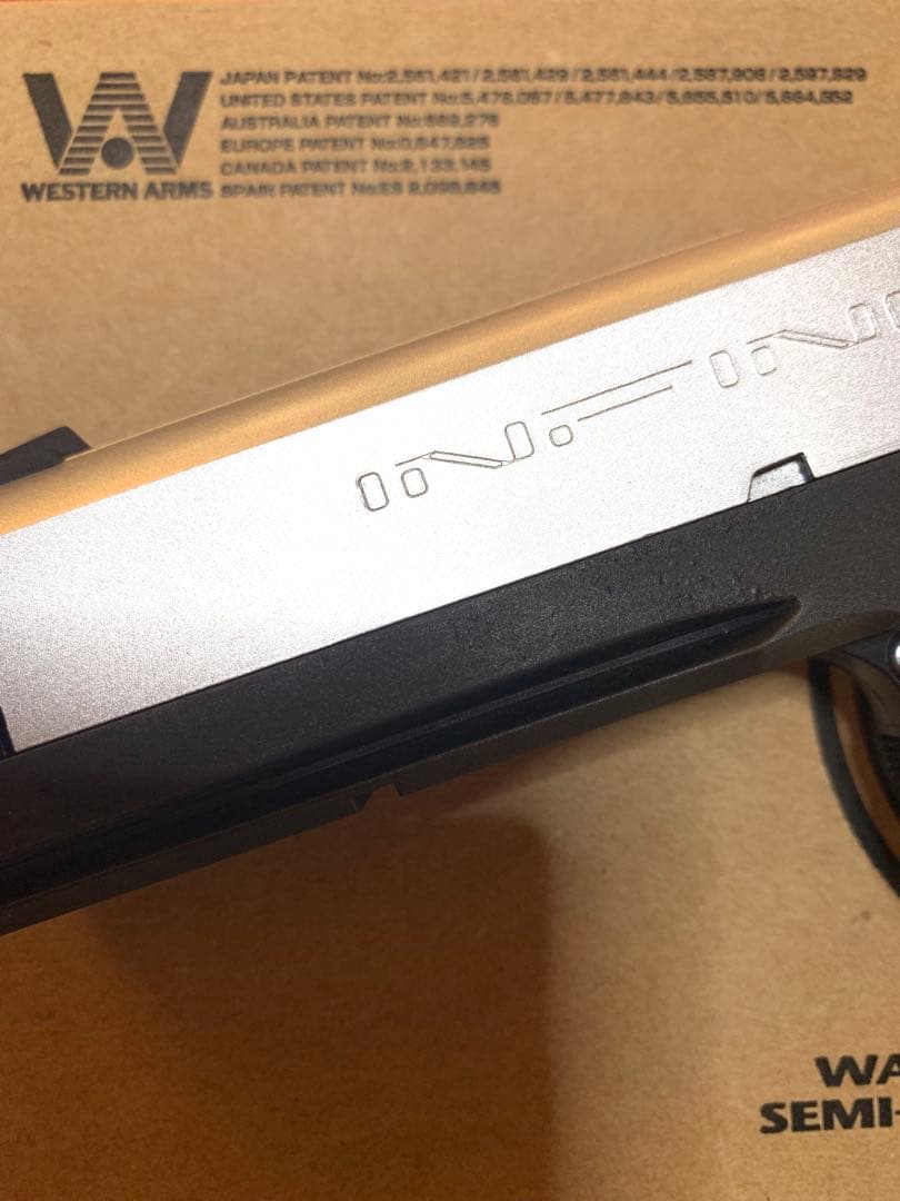 WA SV INFINITY GBB シルバー ブラック