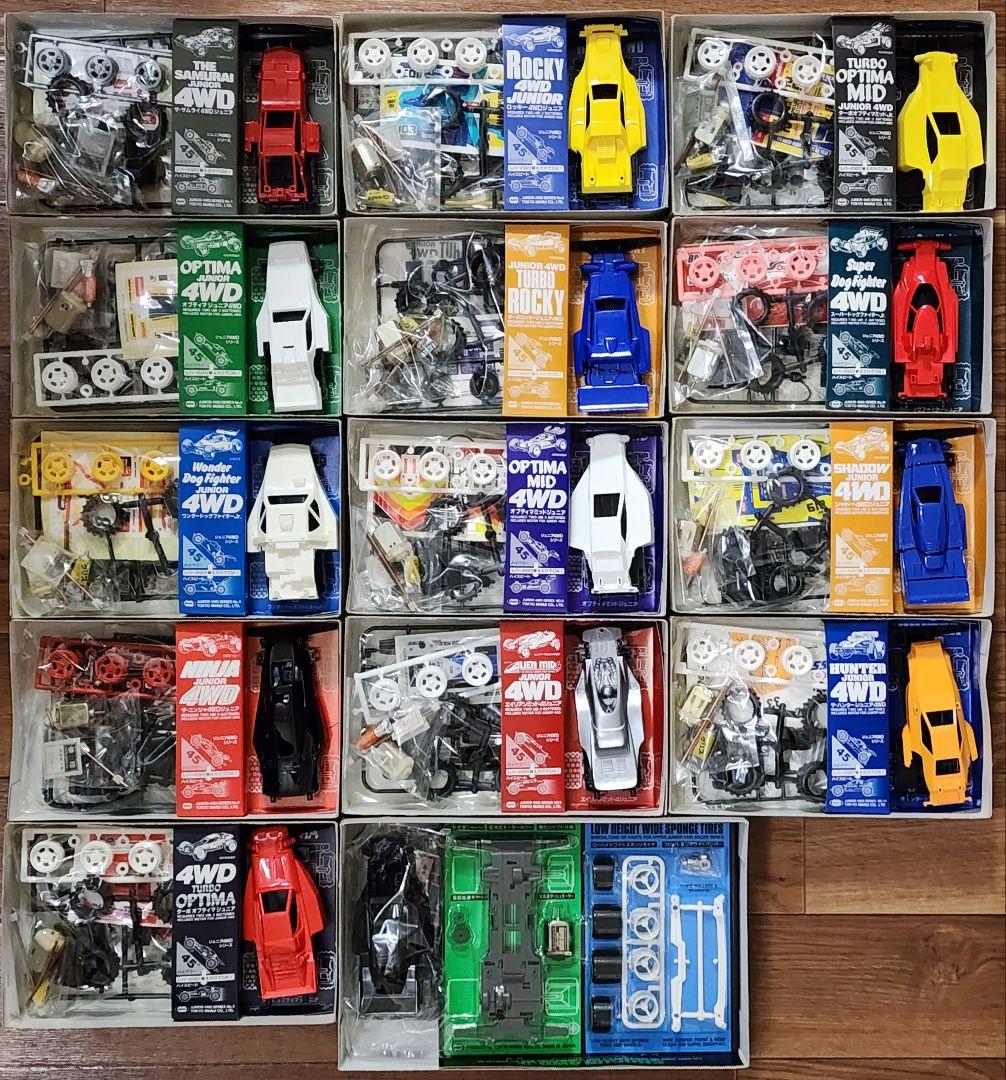 【新品未組立】全14種セミコンプセット 東京マルイ1/32ジュニア4WDシリーズ