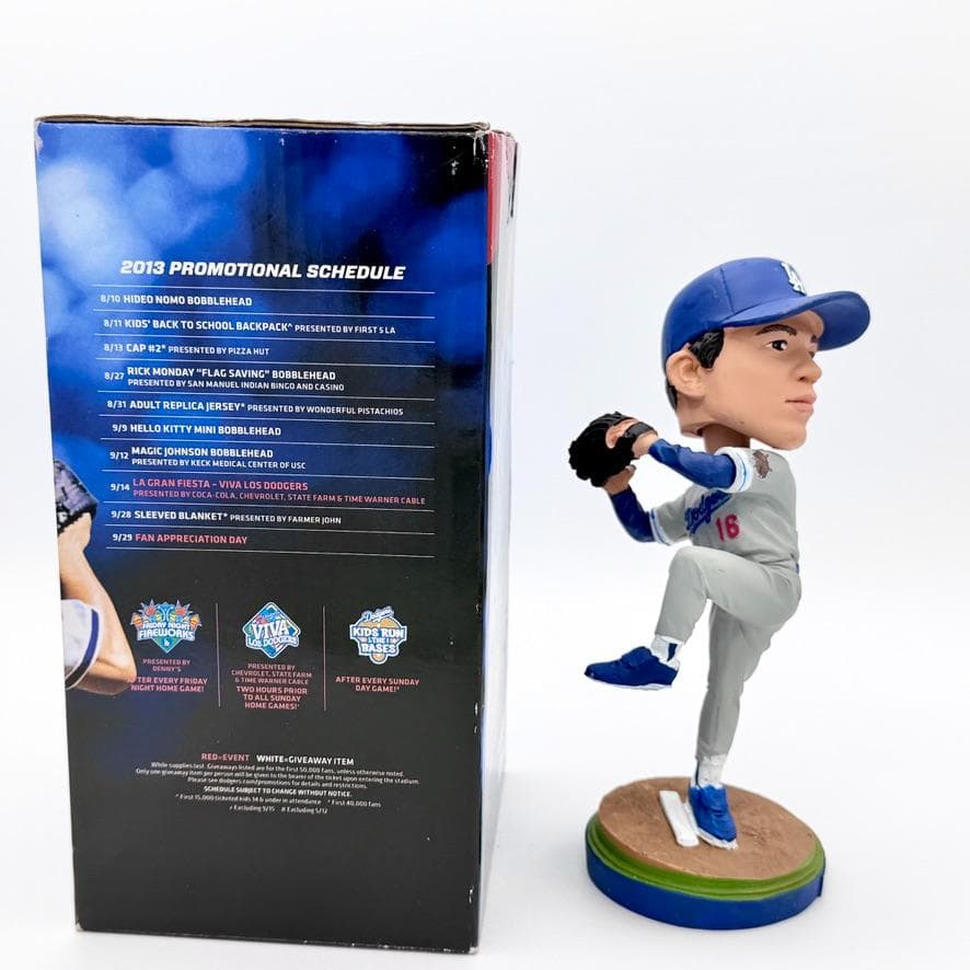 野茂英雄 2013年 球場配布 非売品 トルネード ボブルヘッド ドジャース