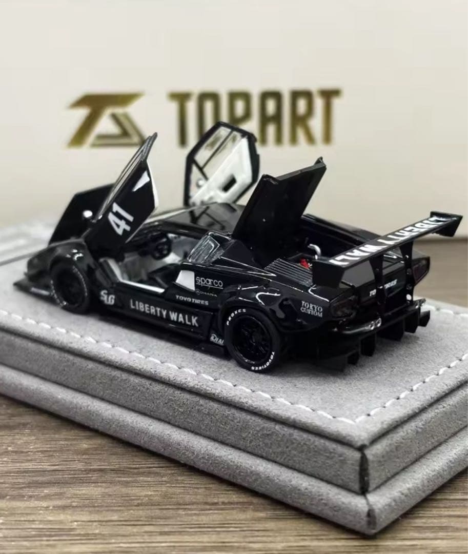 TopArt ランボルギーニ カウンタック LBWK（ブラック）