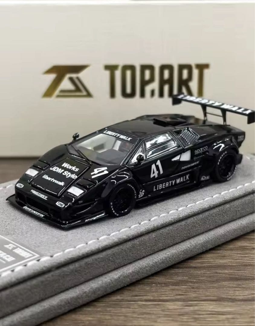 TopArt ランボルギーニ カウンタック LBWK（ブラック）