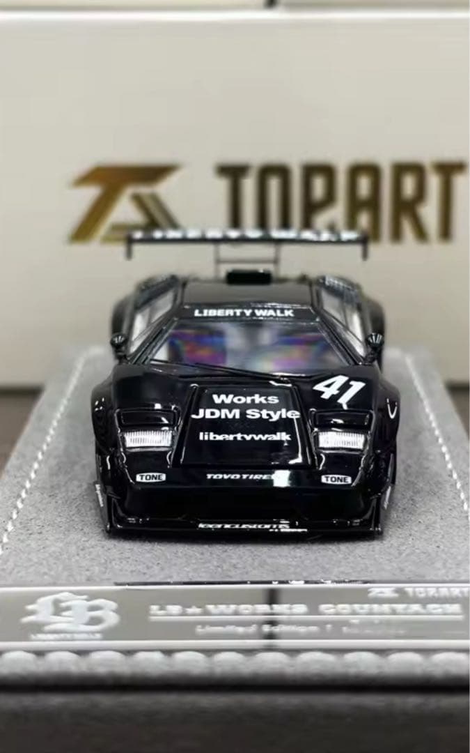 TopArt ランボルギーニ カウンタック LBWK（ブラック）