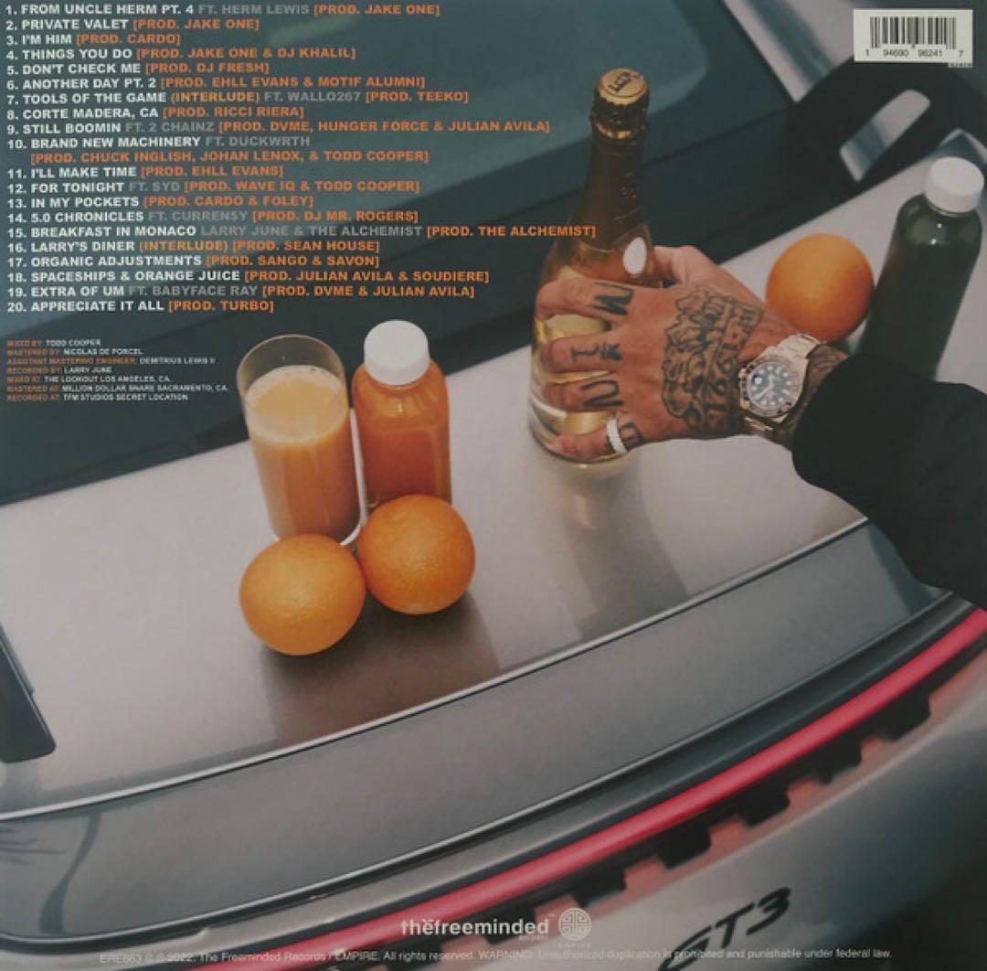 洋楽 LARRY JUNE Spaceships on the Blade 2lp
