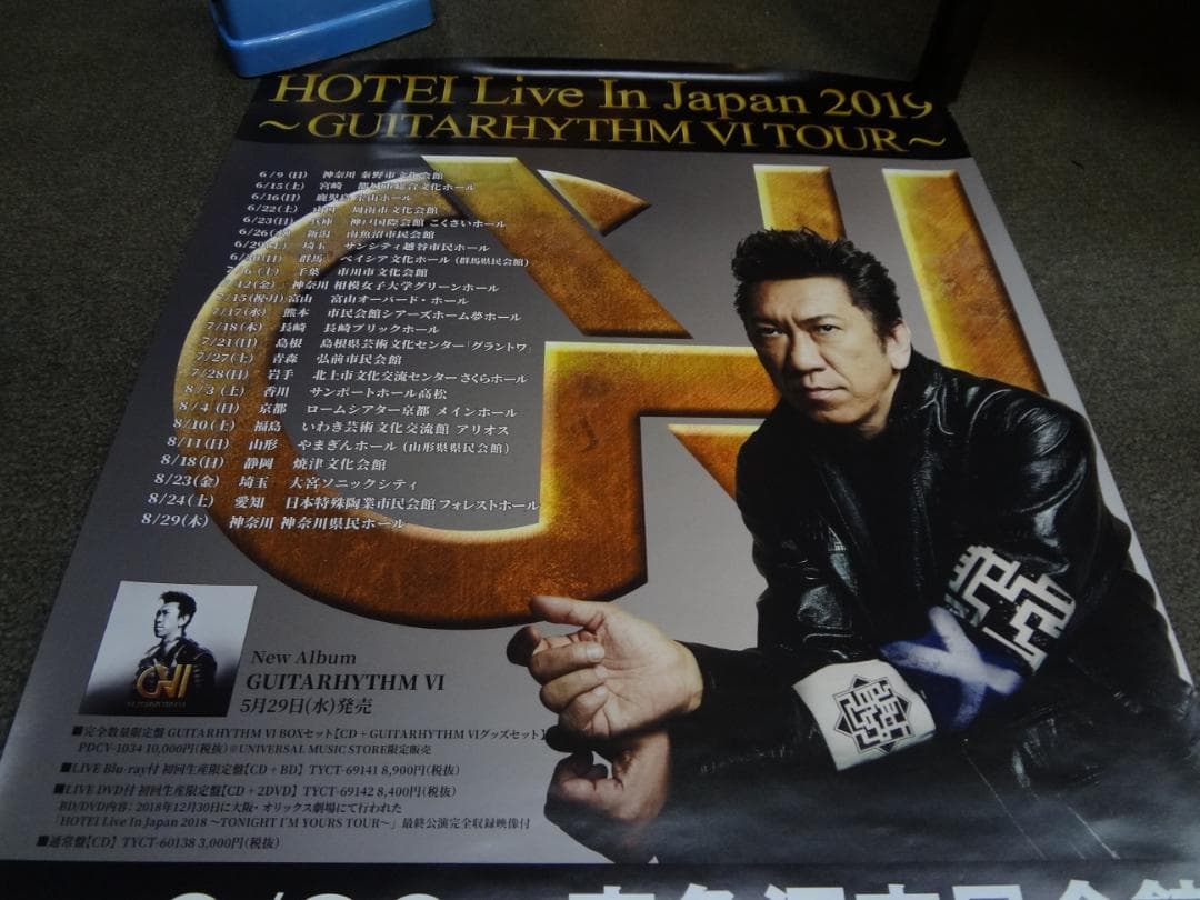 布袋寅泰HOTEI Live In Japan 2019 販促非売品ポスター
