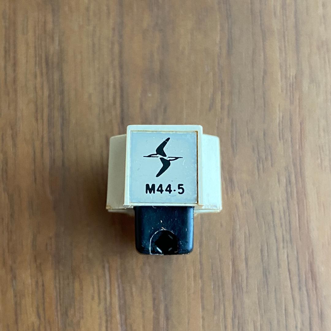 初期 Shure M44-5 白 カモメ 銀ラベル カートリッジ 動作確認済み③
