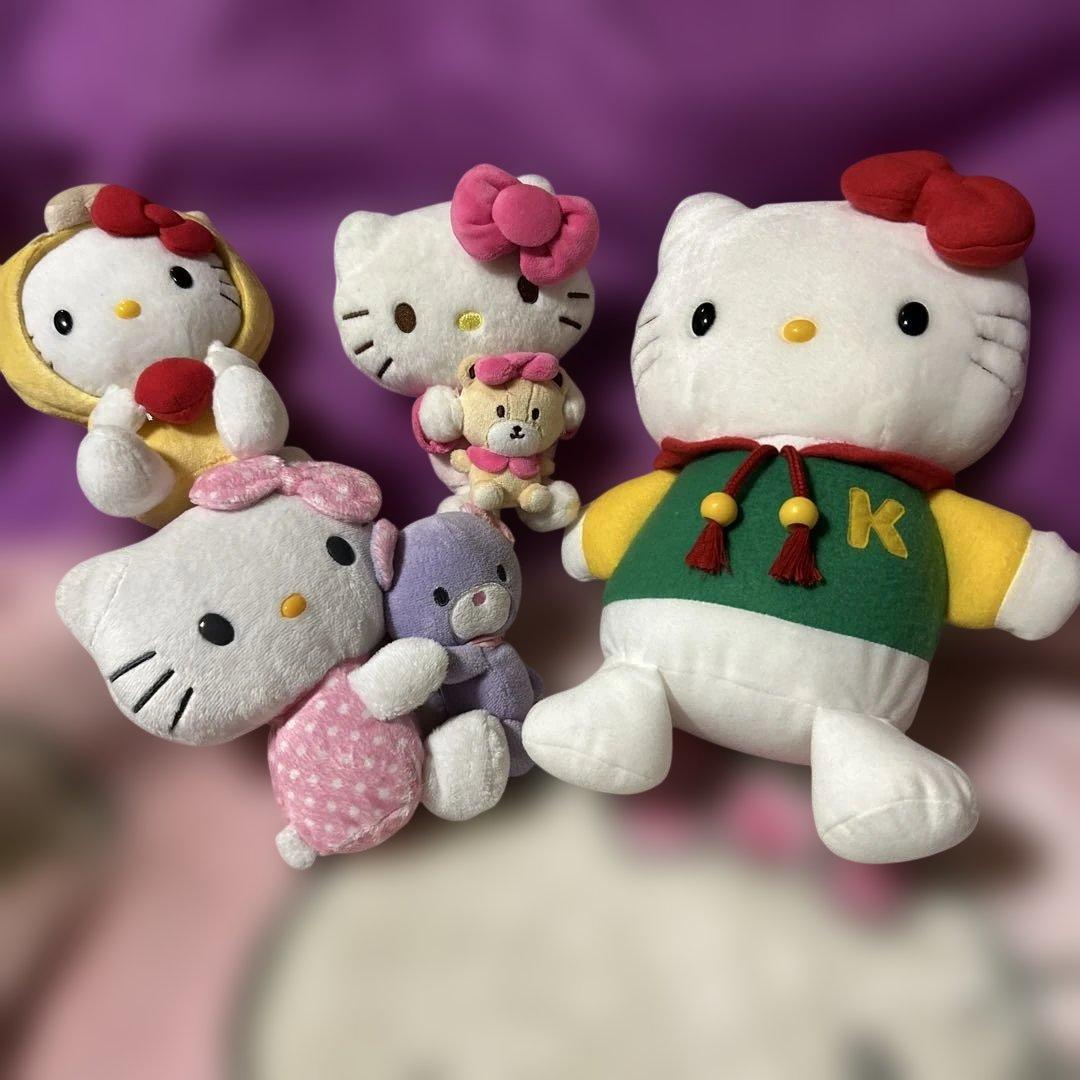 レトロ☆ハローキティ かわいいぬいぐるみ雑貨など♡まとめ売り‪☆レア