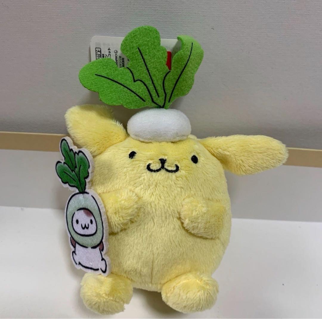 激レア　タグ付き　ポムポムプリン　新鮮お野菜マスコット　3種類　コンプリート