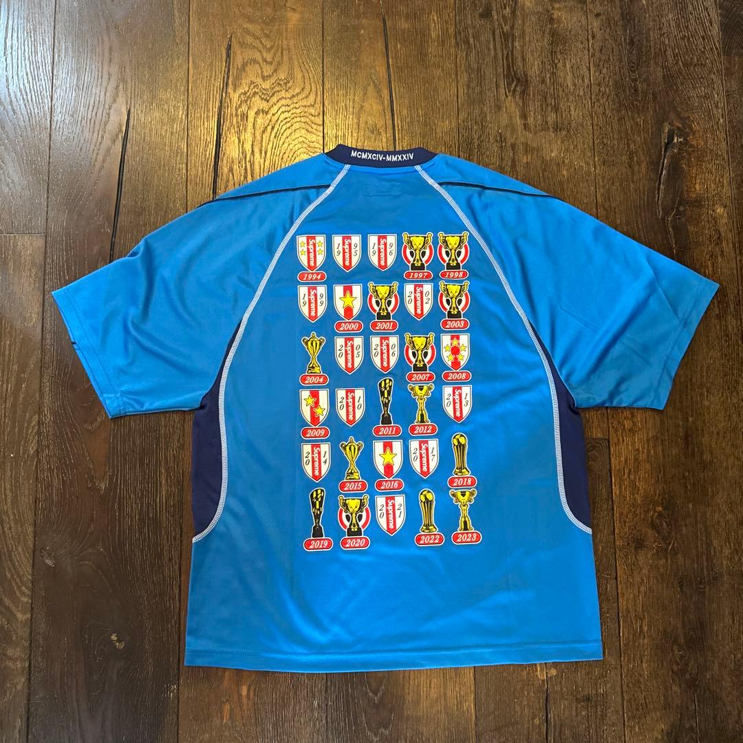 ウェア Supreme Jacquard Soccer Jersey Blue