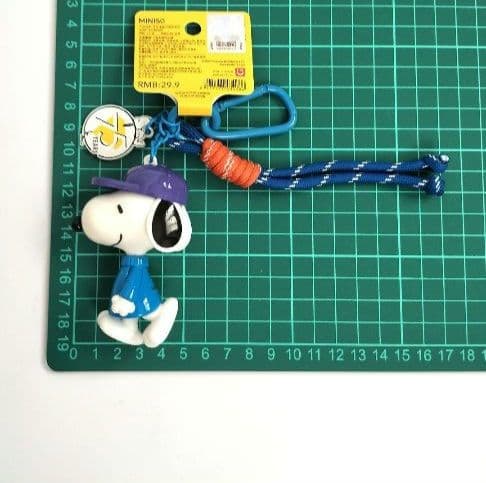 【新品】5種セットMINISO限定スヌーピー 75周年 立体型キーホルダー