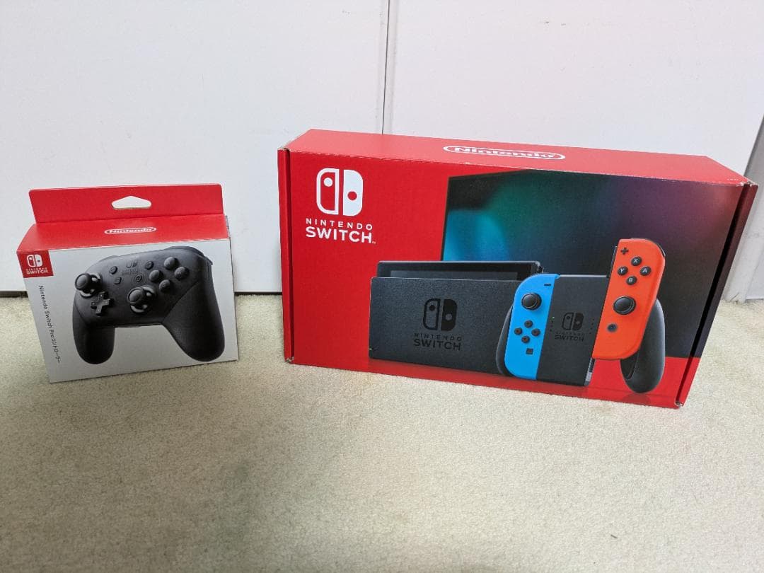 Nintendo Switch 本体 ネオンブルー PROコントローラー セット