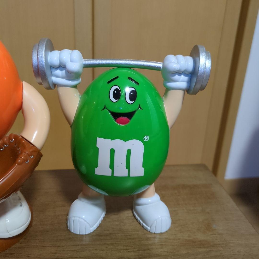 【稀少】90s m&m's エムアンドエムズ ディスペンサー 野球＆ダンベル