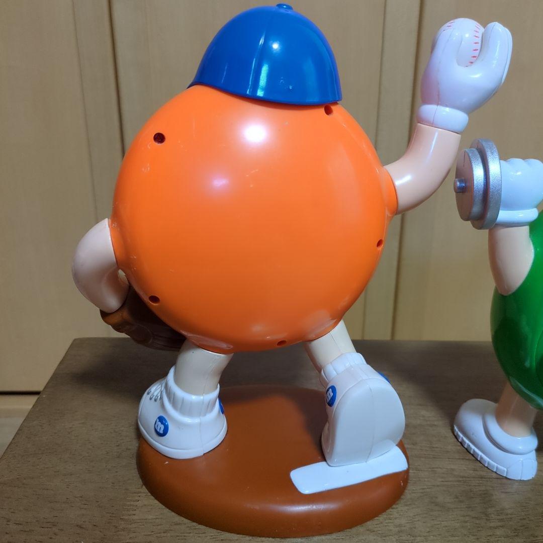 【稀少】90s m&m's エムアンドエムズ ディスペンサー 野球＆ダンベル