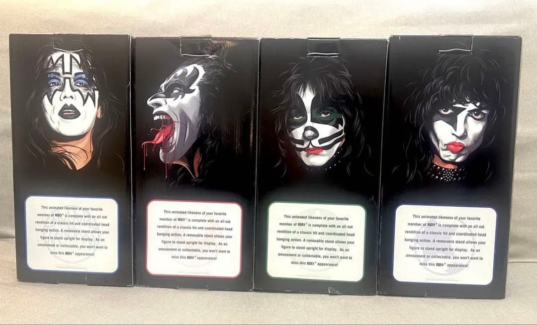 短期値下♡KISSフィギュア4体KISS Figures Soundalikes