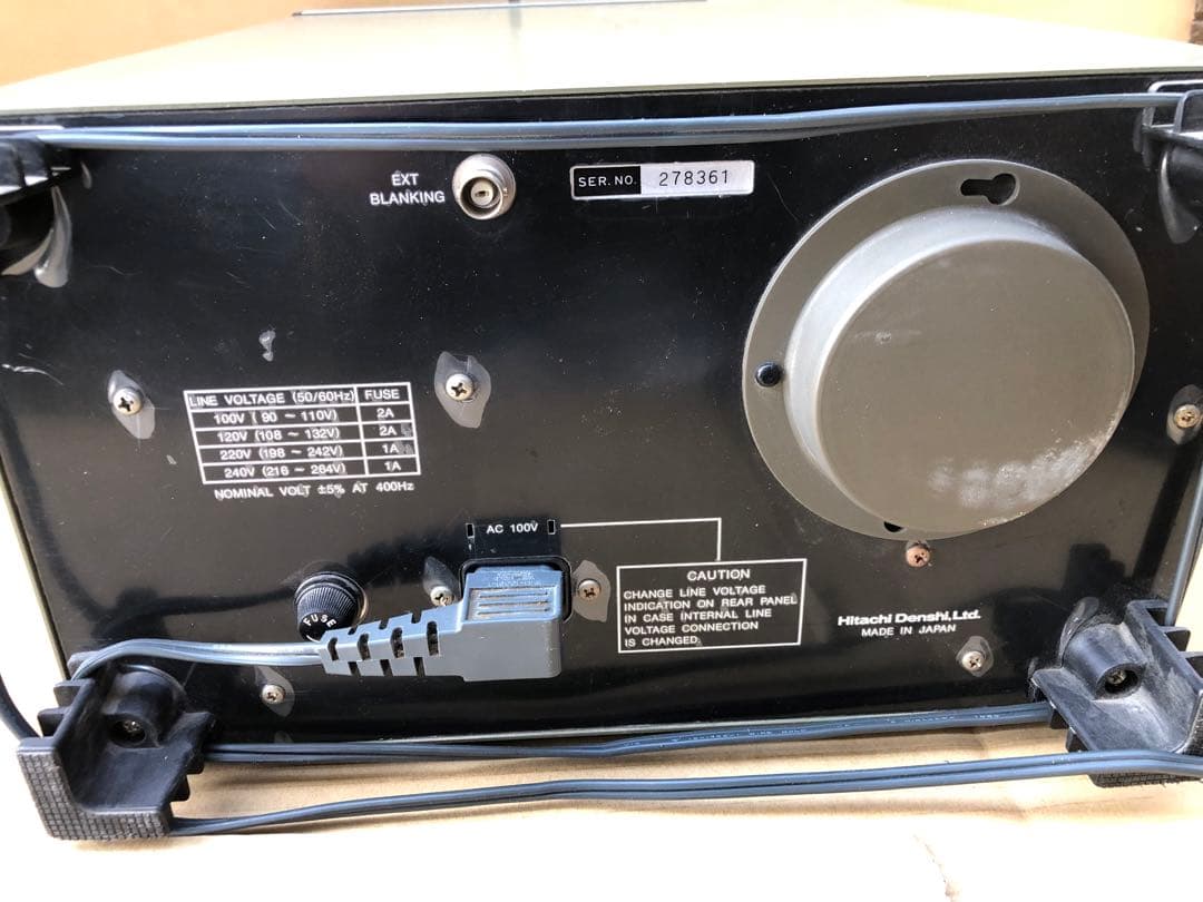 HITACHI 日立 オシロスコープ V-550B 50MHz(E14)