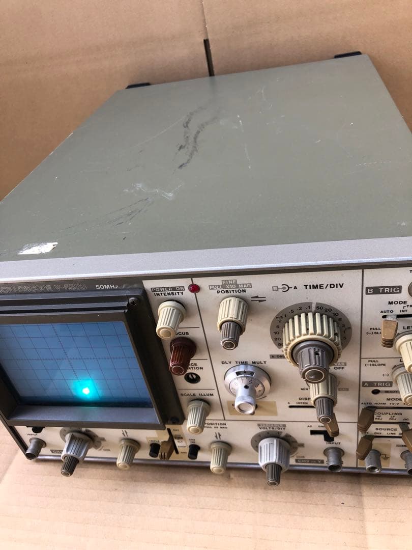 HITACHI 日立 オシロスコープ V-550B 50MHz(E14)