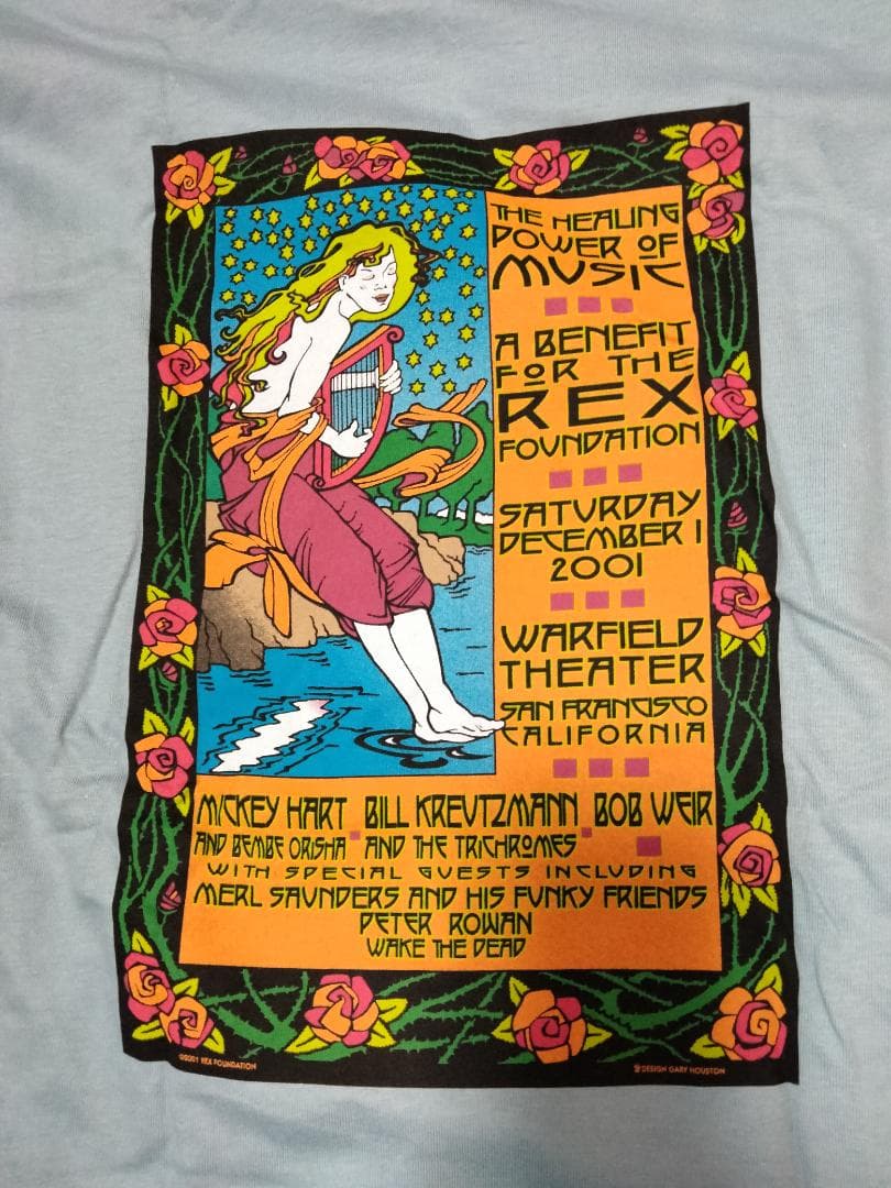 ミュージシャン WARFIELD THEATER 2001 REX FOUNDATION T