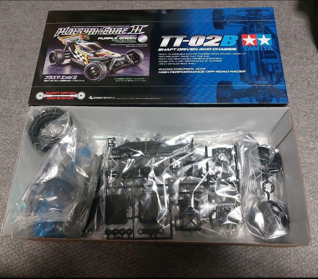 タミヤ 1/10 プラズマエッジ2 偏光パープル フルベアリング付　キットのみ