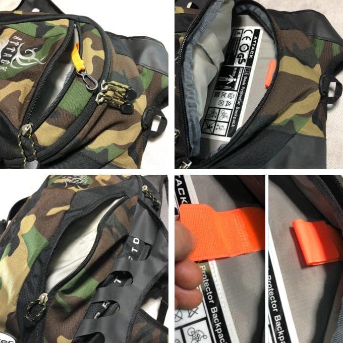 ドイター　deuter　バックプロテクター　バックパック　リュック
