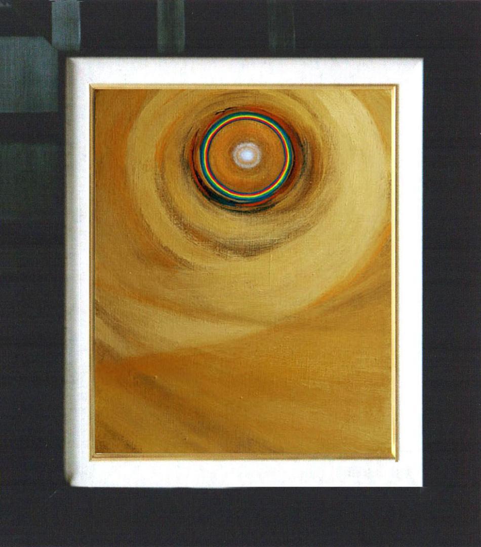 油絵 菅家令子 絵 絵画インテリア額付(白) F6-G252023風景祈希望奇跡