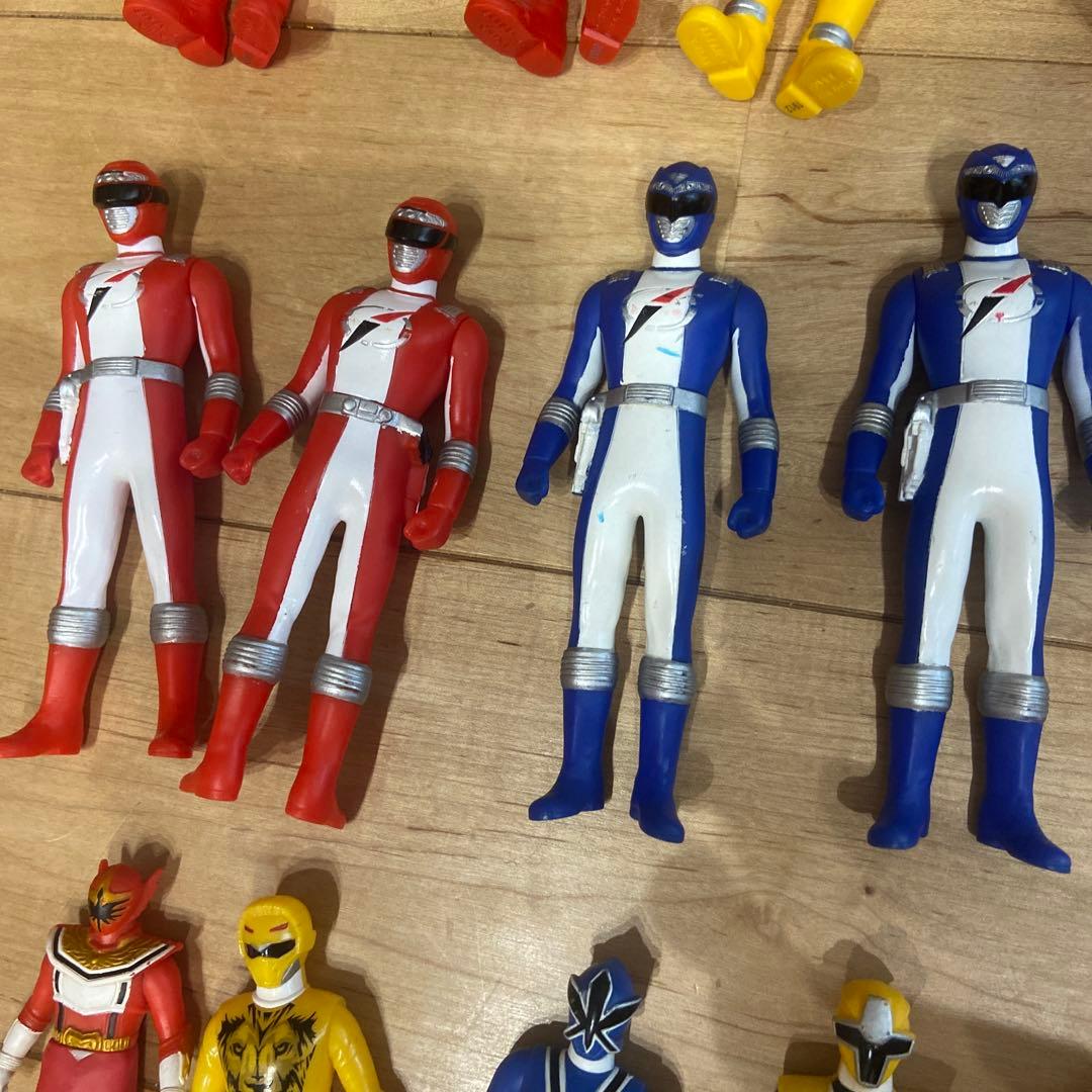 戦隊ヒーロー 可動フィギュアセット まとめ売り　昭和