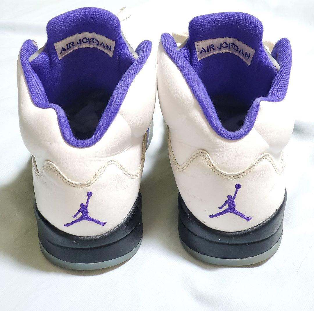 Air Jordan 5 ホワイト/パープル