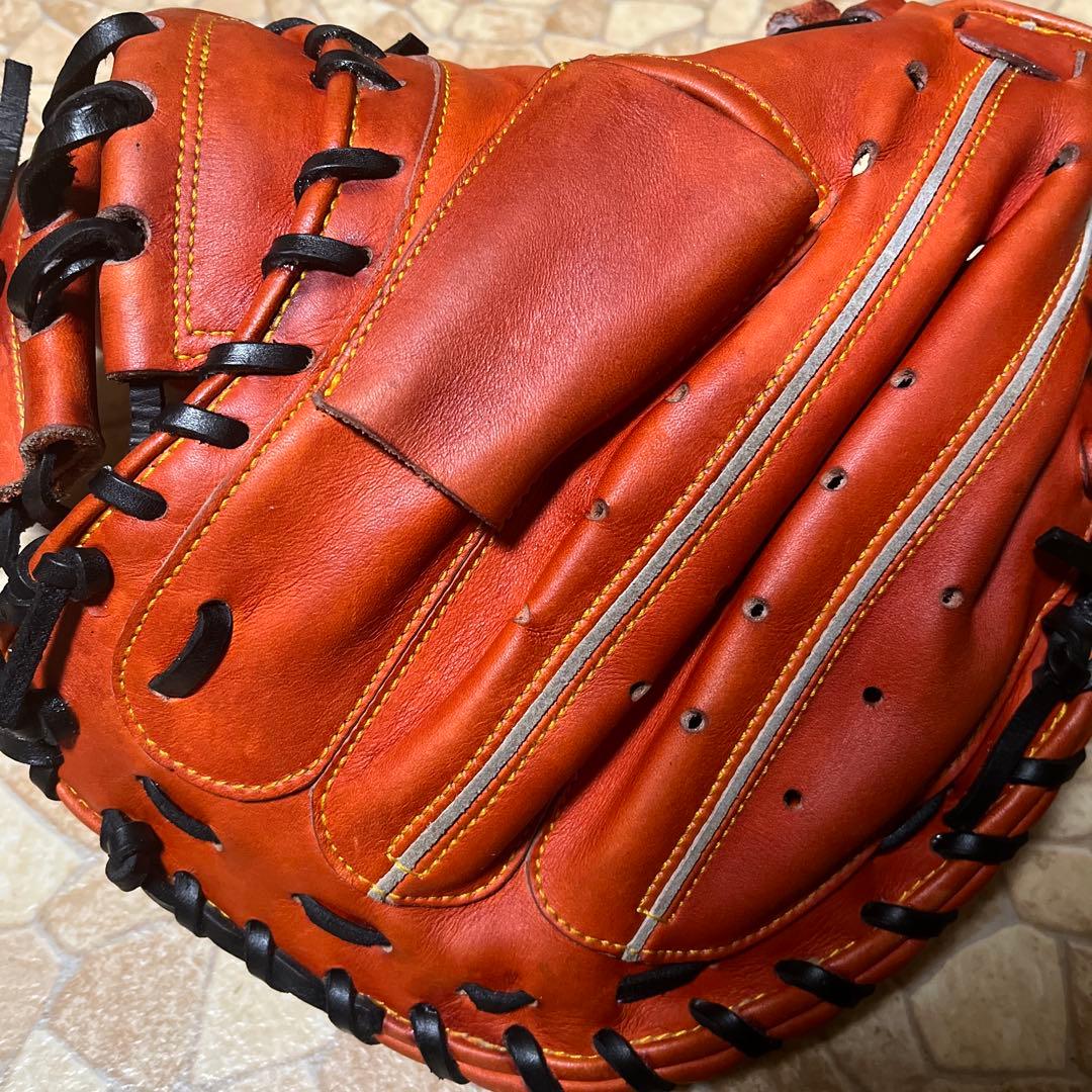 ハタケヤマ 軟式 野球 グローブ 大人用 キャッチャーミット 人気 117