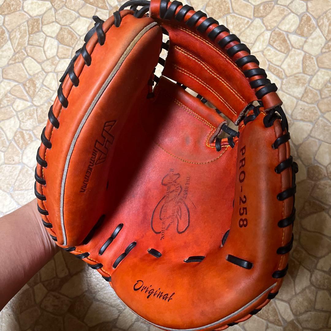 ハタケヤマ 軟式 野球 グローブ 大人用 キャッチャーミット 人気 117