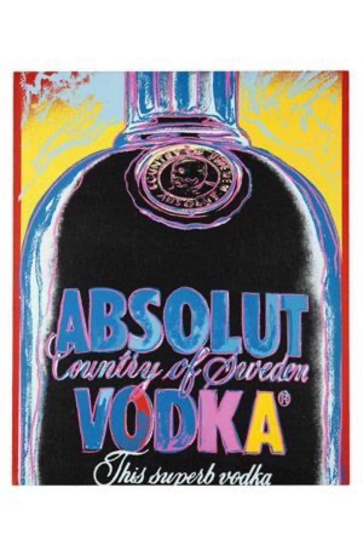 ABSOLUT限定デザインボトル「アンディ・ウォーホル エディション」未開栓