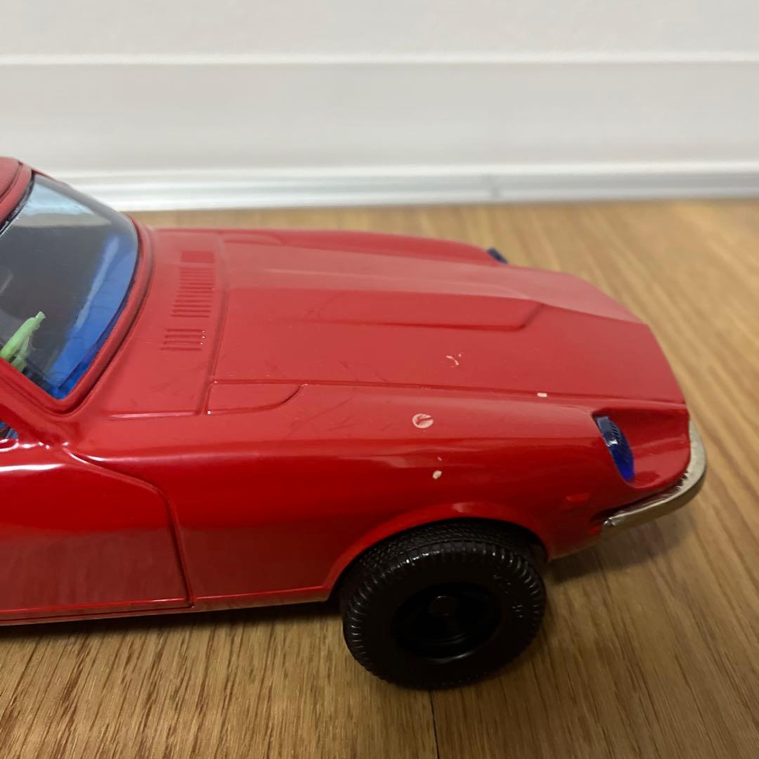 イチコー　ブリキ赤いフェアレディZ フリクションパワー　レトロブリキオモチャ