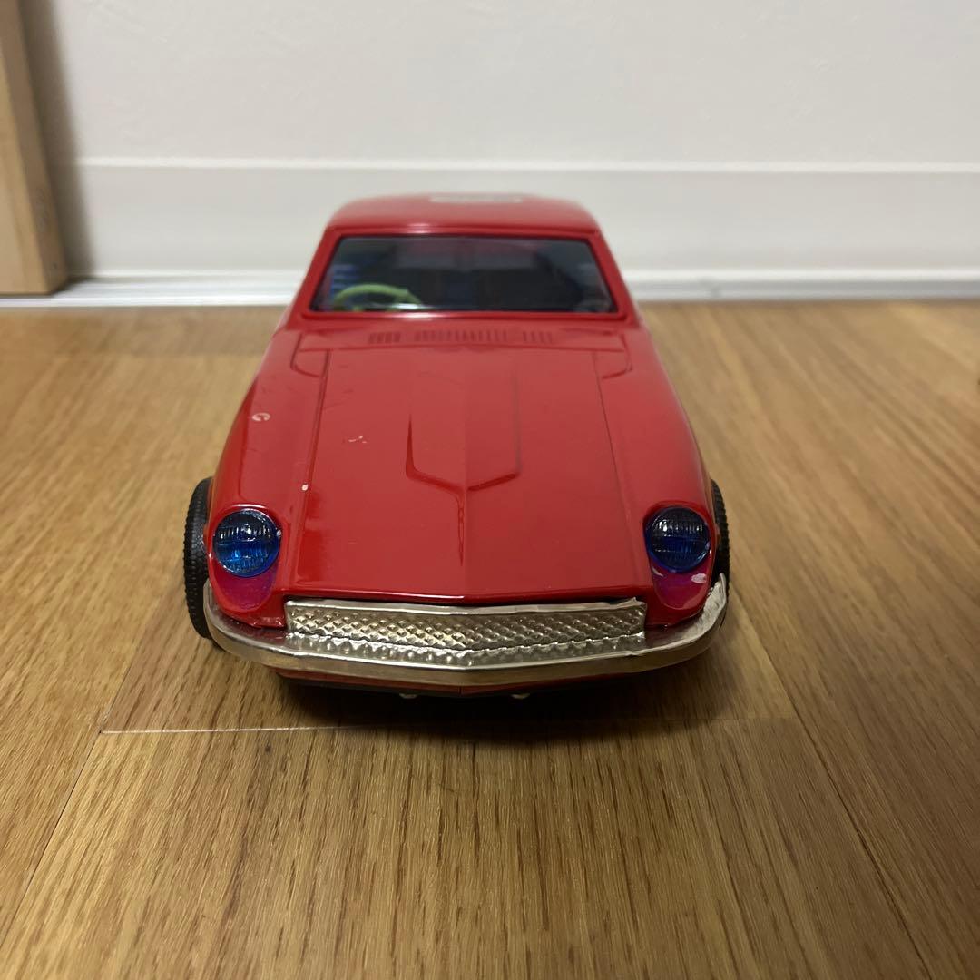 イチコー　ブリキ赤いフェアレディZ フリクションパワー　レトロブリキオモチャ